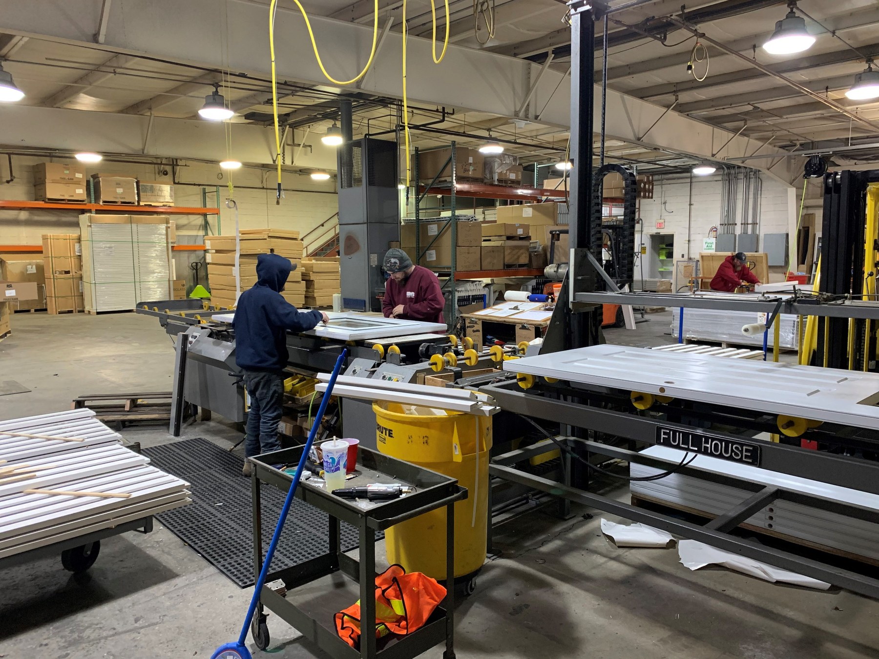 American Door production line