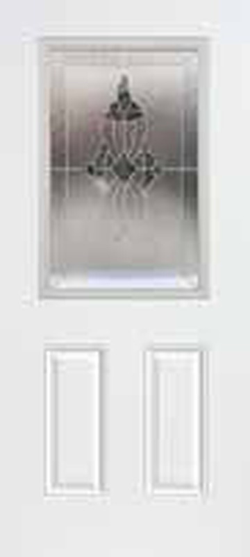 Jamestown decorative door glass with zinc caming